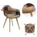FAUTEUILLE PATCHWORK LOUISIANE