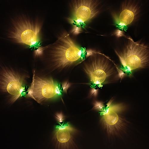 GUIRLANDE 10 LED ANANAS EXOTIC SAUVAGE