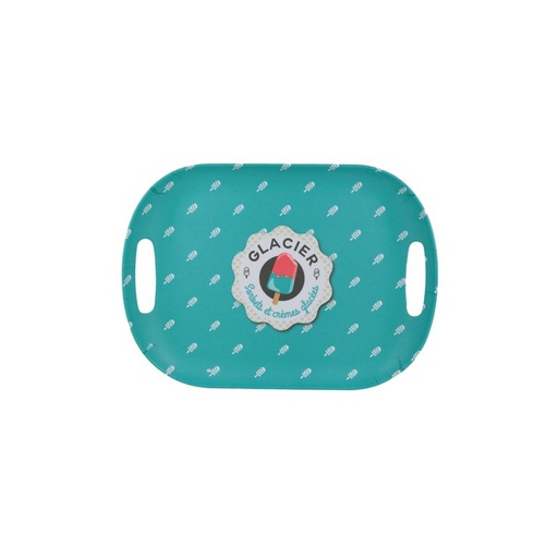 Plateau de service design glace