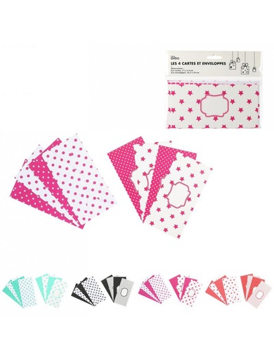 ENVELOPPE CARTE X4 M48