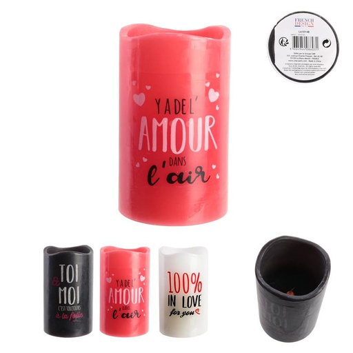 BOUGIE SAINT VALENTIN