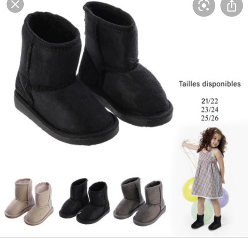 BOTTINES FOURREES ENFANT