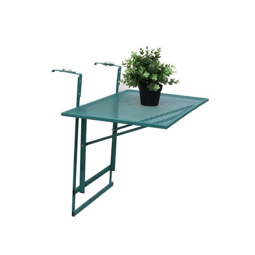 Table balcon en vert