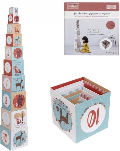 JEU DE CUBES GOGOGNES A EMPILER