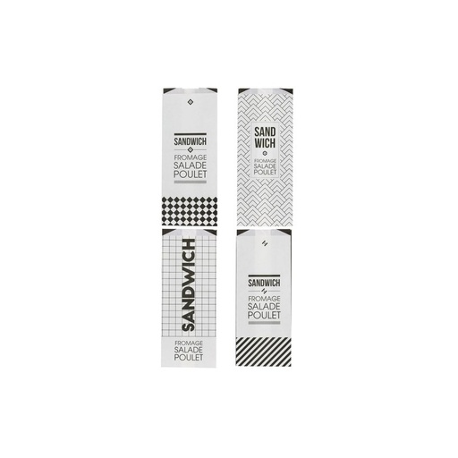 SACHET SANDWICH PAPIER X6 M18