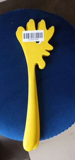 Spatule en silicone jaune