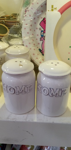 Poivriere et salière en céramique