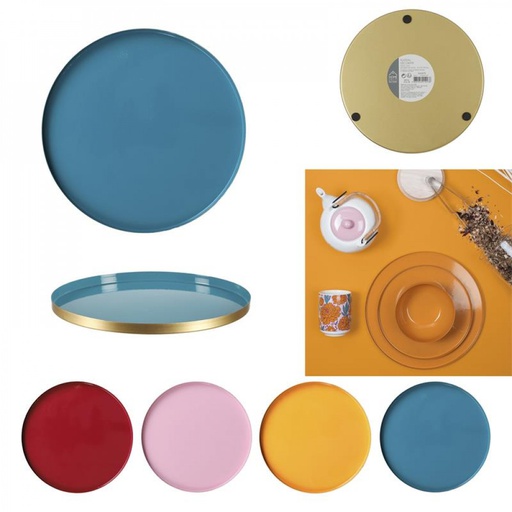 PLATEAU DECORATIF METAL TRAY
