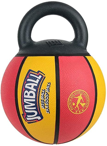 JOUET CHIEN BALLON DE FOOT ET VOLET AVEC POIGNEE