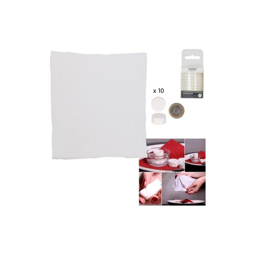 LINGETTE RINCE DOIGTS COMPRESSEE X10