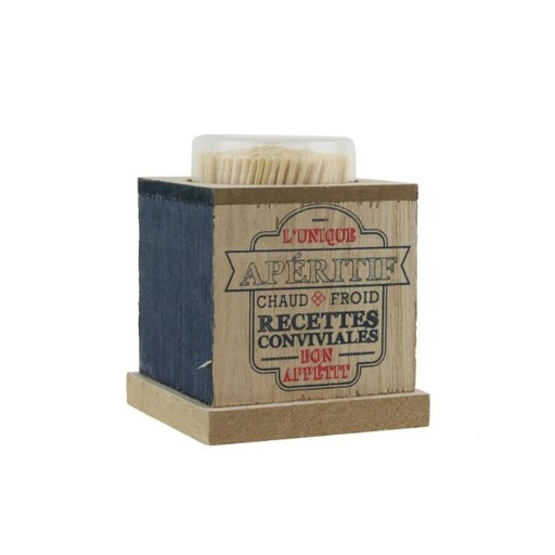 PIQUE APERO BOIS ET POT BISTROT