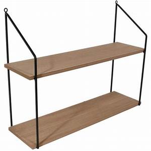 ETAGERE ECHELLE BOIS METAL