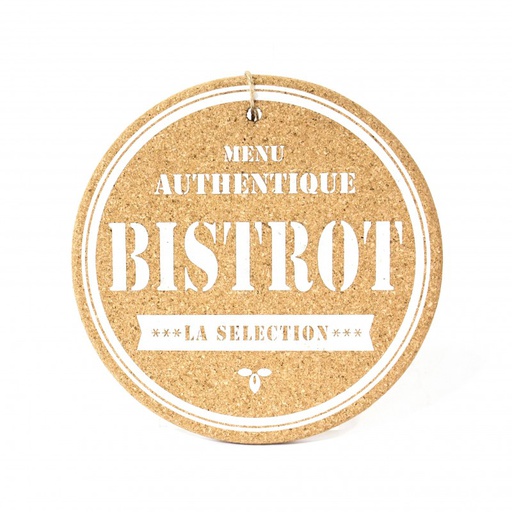 DESSOUS DE PLAT LIEGE AIMANTE ROND BISTROT
