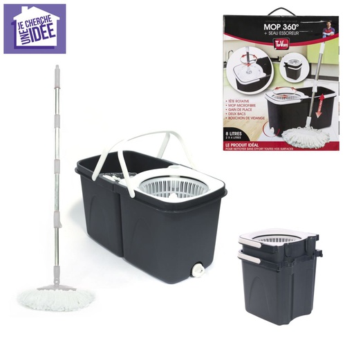 Coffret seau éssoreuse avec balai