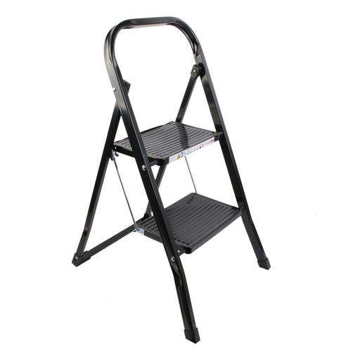ESCABEAU 2 MARCHE PLIANT NOIR