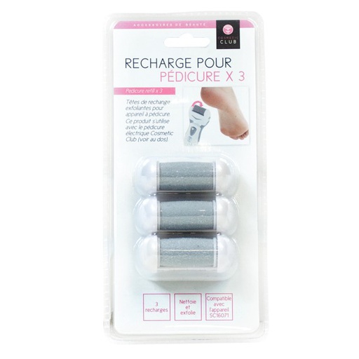RECHARGE POUR PEDICURE X3