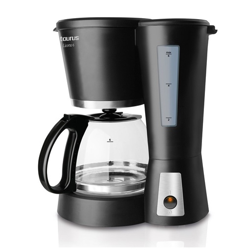 Cafetière 6 Tasses 600W Noir
