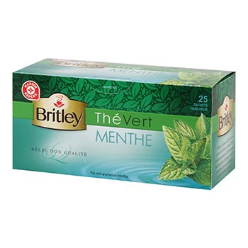 THÉ VERT MENTHE BRITLEY X25 SACHETS 32.5G