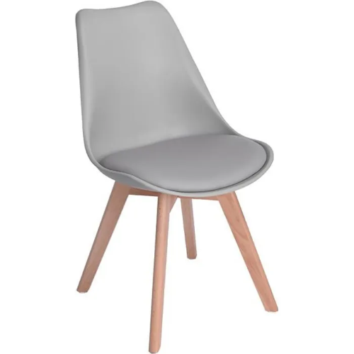 CHAISE REMBOUREE GRISE CLAIRE NEW