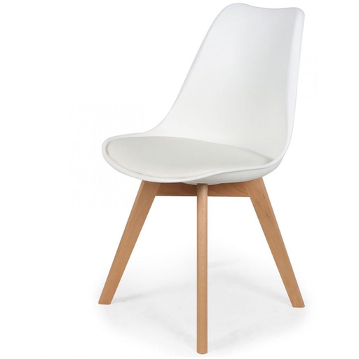 CHAISE REMBOUREE BLANCHE NEW