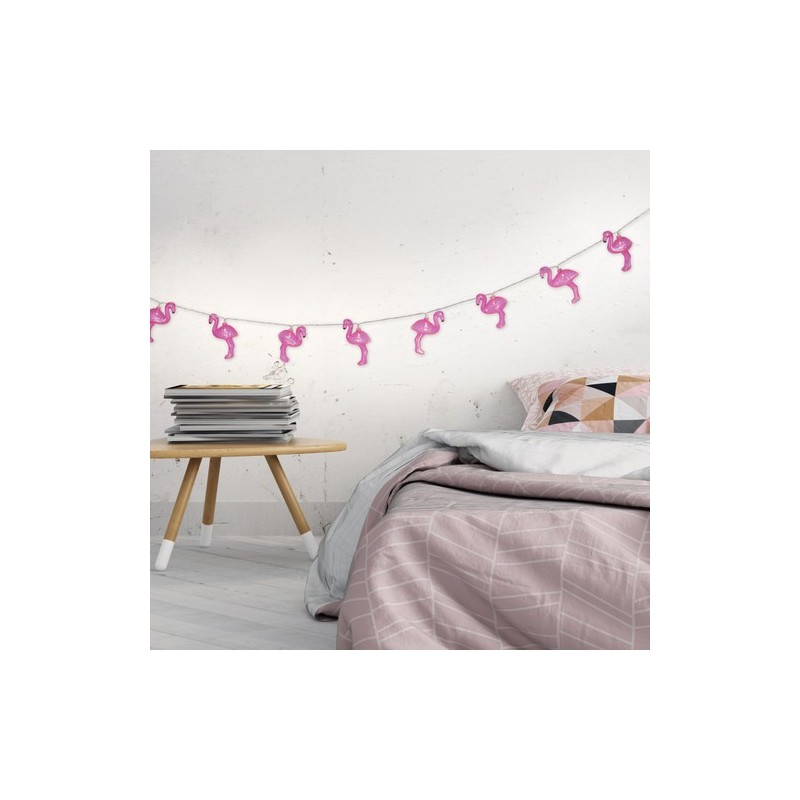 GUILANDE 10 LED FLAMANT EXOTIC SAUVAGE