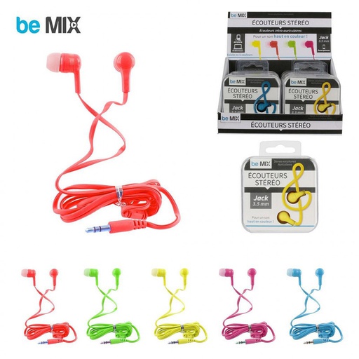 ECOUTEURS FILAIRES FLUO