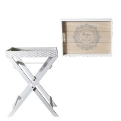 PLATEAU AVEC PIEDS PLIABLES