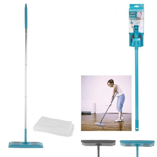 BALAI ANTI-POUSSIERE 20 LINGETTES MICROFIBRES INCLUSES