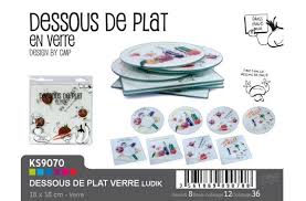DESSOUS DE PLAT 18X18CM