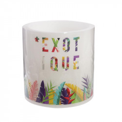 Bougie à LED à style exotique - 15x15cm