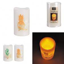 BOUGIE LED COLOREE DECO