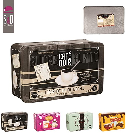 BOITE METAL CAFE NOIR