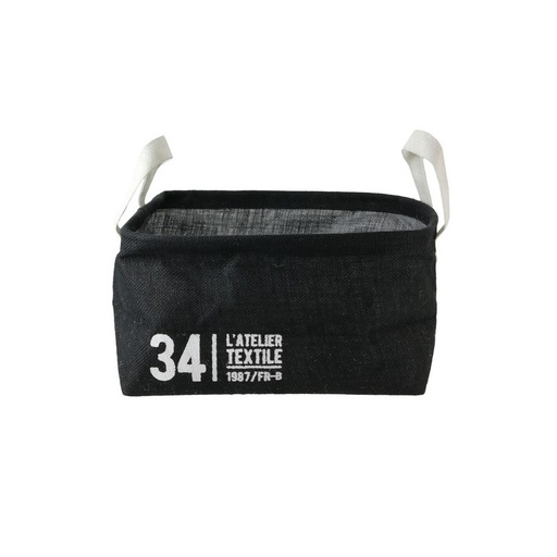 BAC DE RANGEMENT JUTE 19X32X23CM M12
