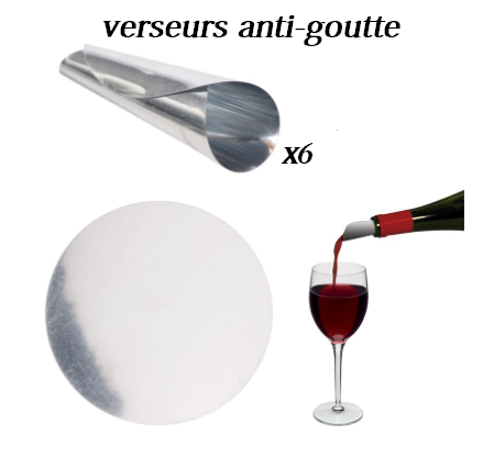 X6 Verseurs anti-goutte ID 982