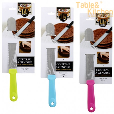 Couteau génois - 21 cm - couleurs assorties