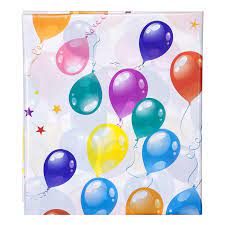 NAPPE ANNIVERSAIRE MOTIFS BALLONS