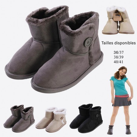 BOTTINES FOURRÉES ADULTE