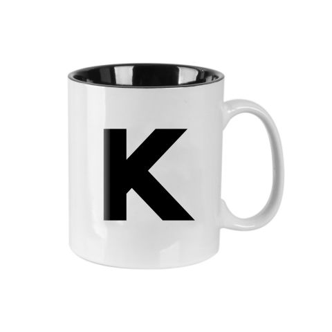 MUG ALPHABET K 30CL