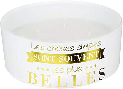 BOUGIES 5 MECHES BLANCHES