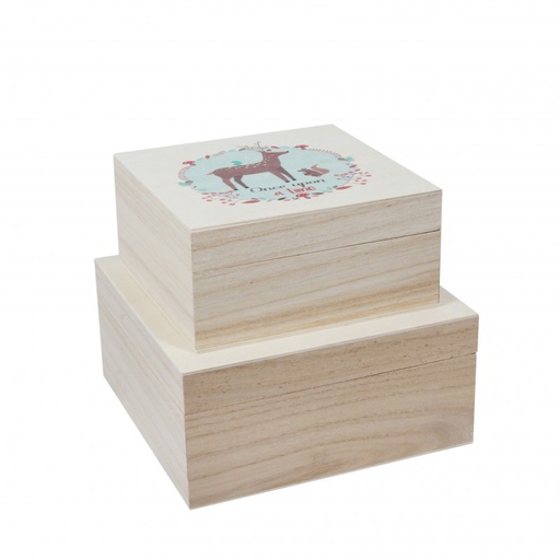 BOITE BOIS GIGOGNE X2 ONCE UPON A TIME M12
