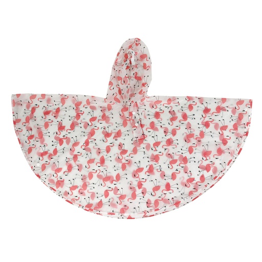 CAPE DE PLUIE ENFANT FLAMANT ROSE